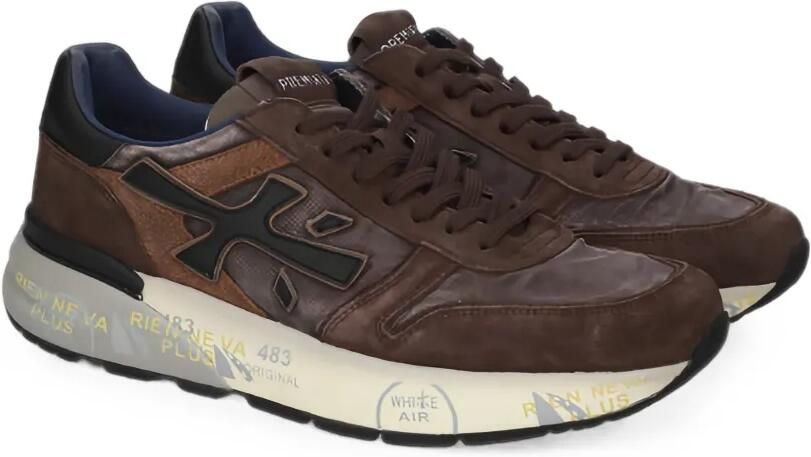 Premiata Mick sneakers met logopatch Bruin - Foto 2