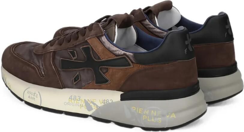 Premiata Mick sneakers met logopatch Bruin - Foto 3