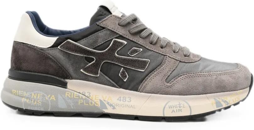 Premiata Mick sneakers met logopatch Grijs