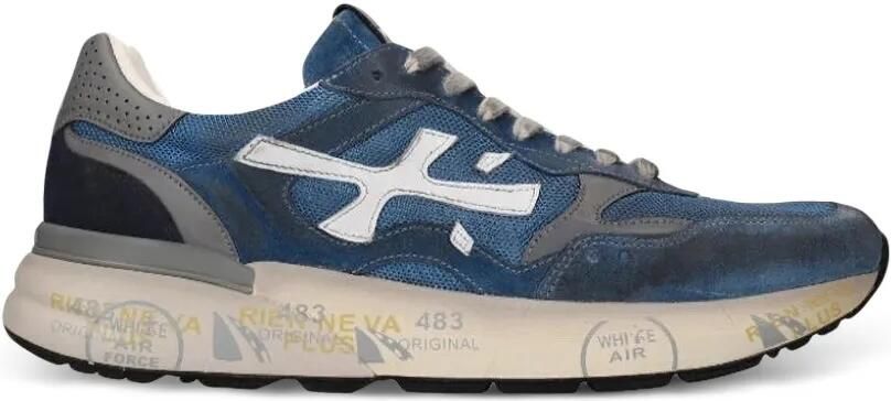 Premiata Mick sneakers met vlakken Blauw