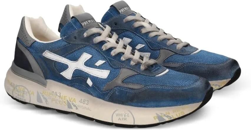 Premiata Mick sneakers met vlakken Blauw - Foto 3