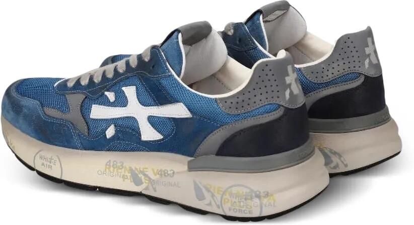 Premiata Mick sneakers met vlakken Blauw - Foto 4
