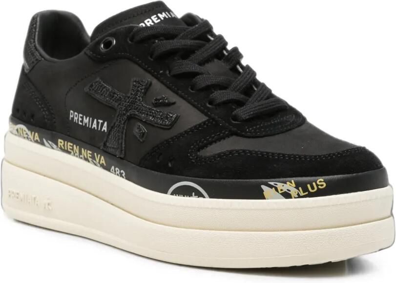 Premiata Micol sneakers met platform Zwart - Foto 2