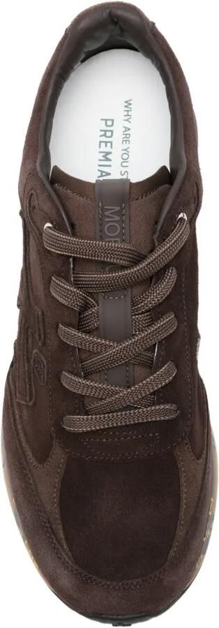 Premiata Moe Run sneakers met vlakken Bruin - Foto 4