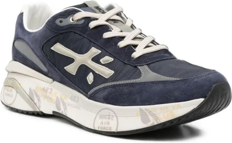 Premiata Moe Run suède sneakers Blauw