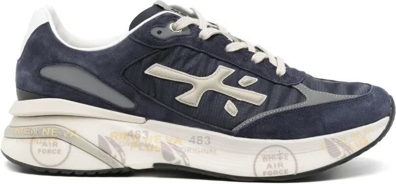 Premiata Moe Run suède sneakers Blauw - Foto 3