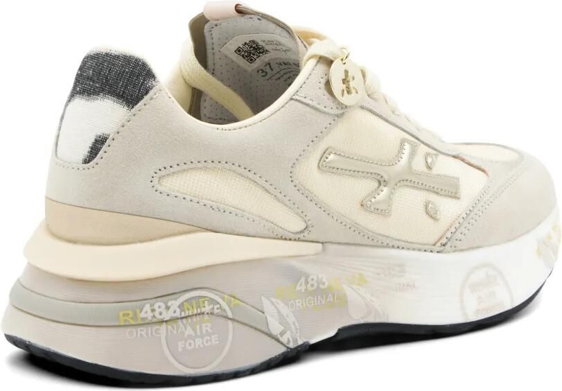 Premiata Moerun 7304 sneakers met ronde neus Beige - Foto 3