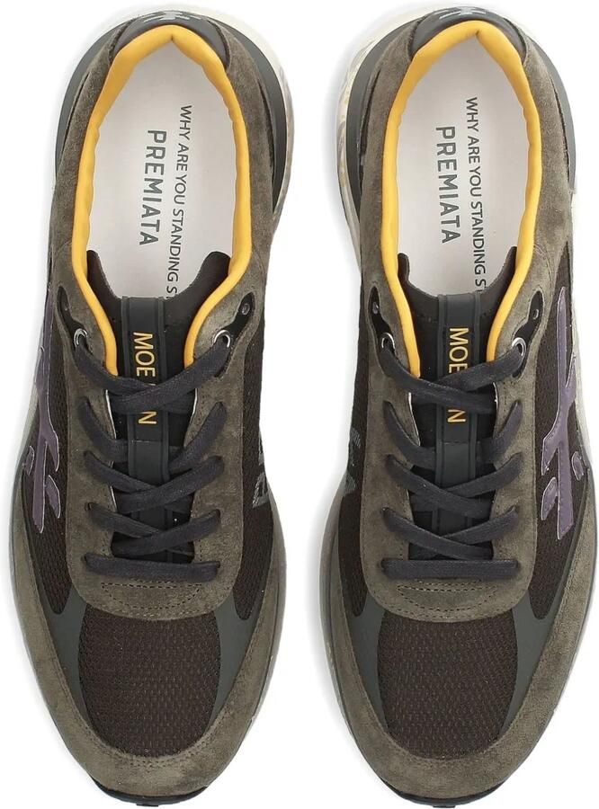 Premiata Moerun 7771 sneakers met plateauzool en logo Groen - Foto 2