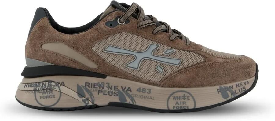 Premiata Moerun panelled sneakers Bruin