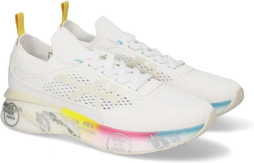 Premiata MoeRun sneakers met mesh vlak Beige