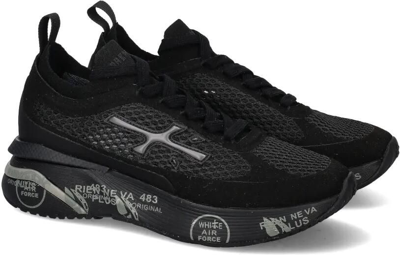 Premiata Moerun sneakers met mesh vlak Zwart - Foto 3