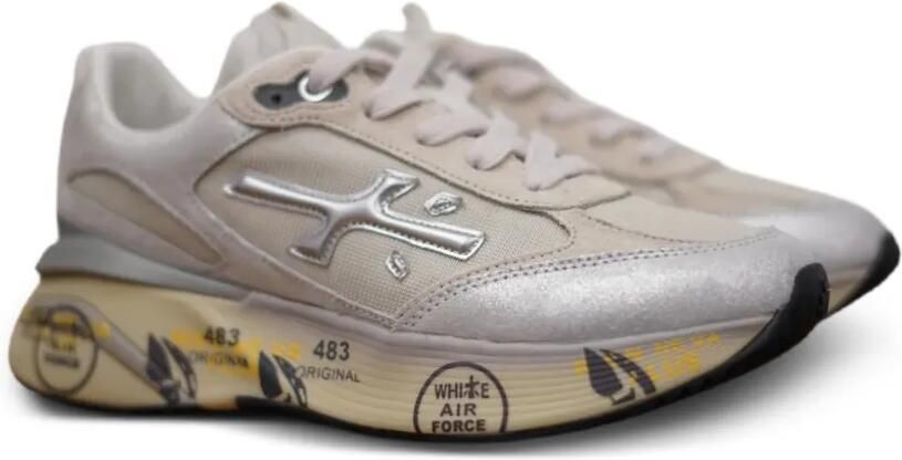 Premiata Moerund 8564 sneakers met vlakken Beige - Foto 4