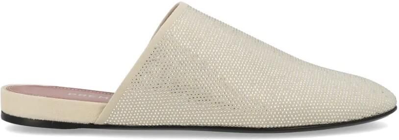 Premiata Muiltjes met stras Beige