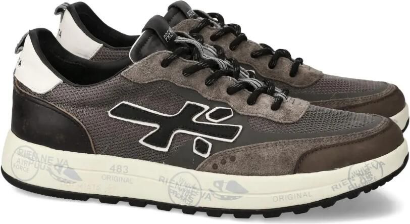 Premiata Nous 7725 sneakers met suède vlak Bruin - Foto 4
