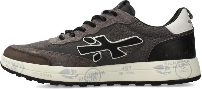 Premiata Nous 7725 sneakers met suède vlak Bruin - Foto 5