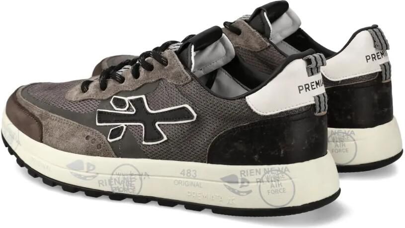 Premiata Nous 7725 sneakers met suède vlak Bruin - Foto 3