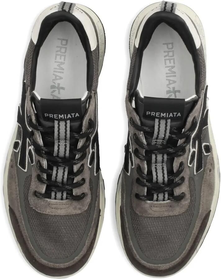 Premiata Nous 7725 sneakers met suède vlak Bruin - Foto 2