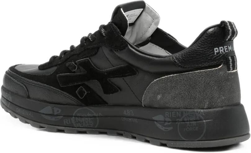 Premiata Nous leren sneakers met vlakken Zwart - Foto 2