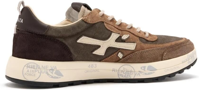 Premiata Nous sneakers met vlakken Bruin - Foto 4