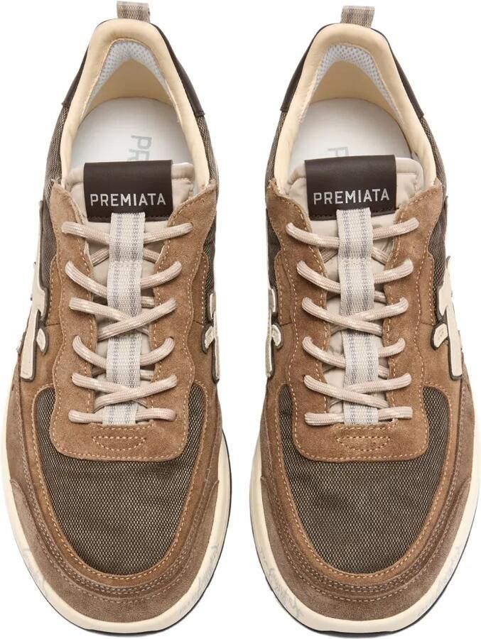 Premiata Nous sneakers met vlakken Bruin - Foto 2