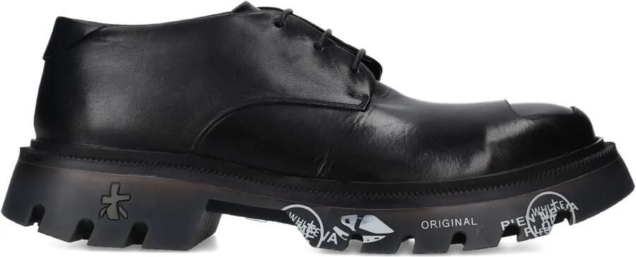 Premiata Peckham veterschoenen Zwart