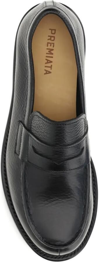 Premiata Penny loafers van bewerkt leer Zwart - Foto 3