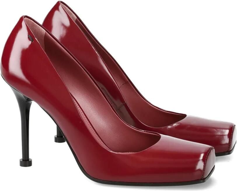 Premiata Pumps met vierkante neus Rood