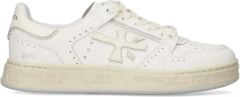 Premiata Quinn sneakers met geperforeerde details Wit