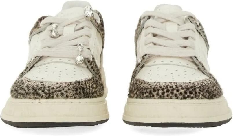 Premiata Quinnd 7655 verfraaide sneakers met dierenprint Beige - Foto 3