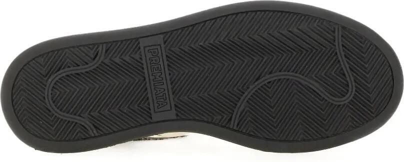 Premiata Quinnd 7655 verfraaide sneakers met dierenprint Beige - Foto 5