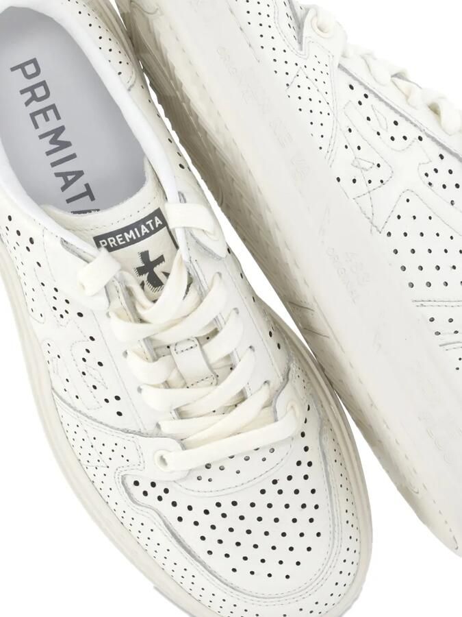 Premiata Quinnd 8251 geperforeerde sneakers Beige - Foto 2