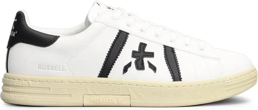Premiata Russell sneakers met logopatch Wit