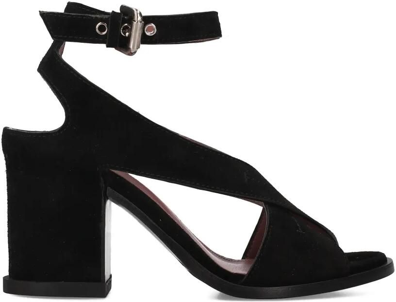 Premiata Sandalen met gekruiste enkelbandjes Zwart