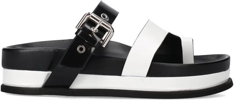 Premiata Sandalen met gesp en plateauzool Wit