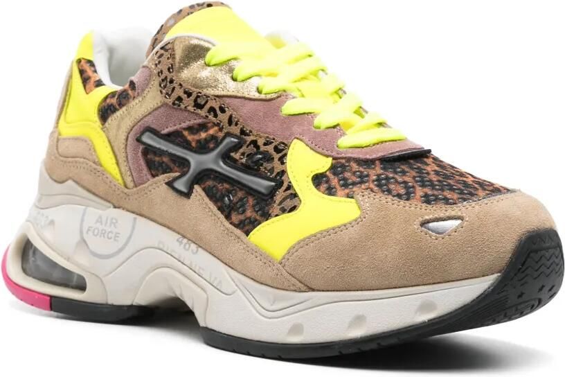 Premiata Sharkyd 365 sneakers Bruin - Foto 2