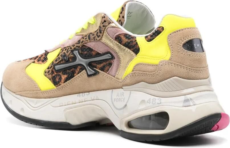 Premiata Sharkyd 365 sneakers Bruin - Foto 3