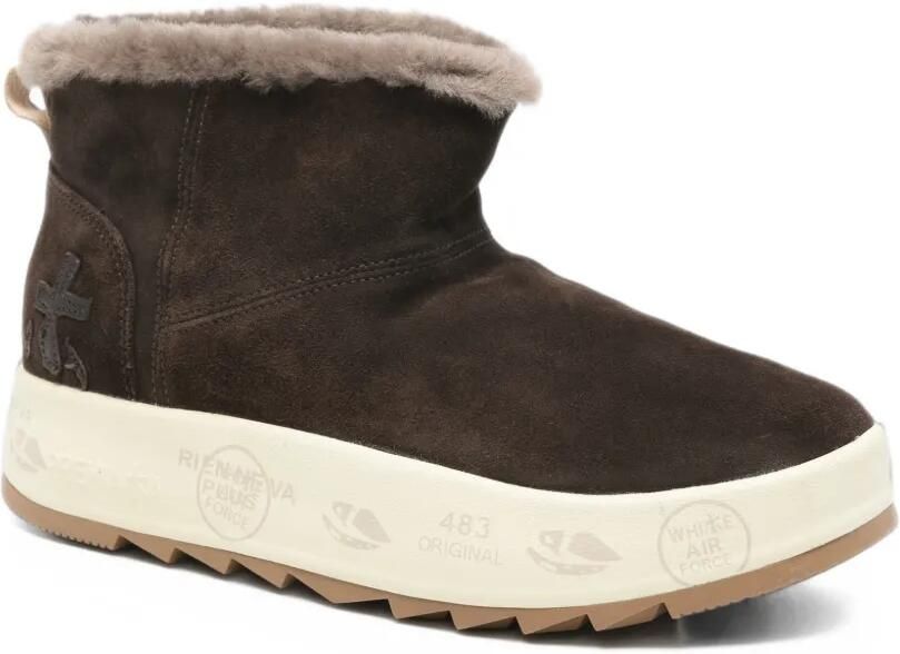 Premiata shearling-trim Newpuffd boots Bruin - Foto 4