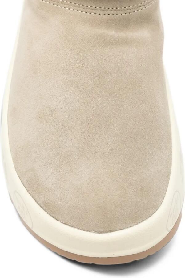 Premiata shearling-trim suede ankle boots Beige - Foto 2