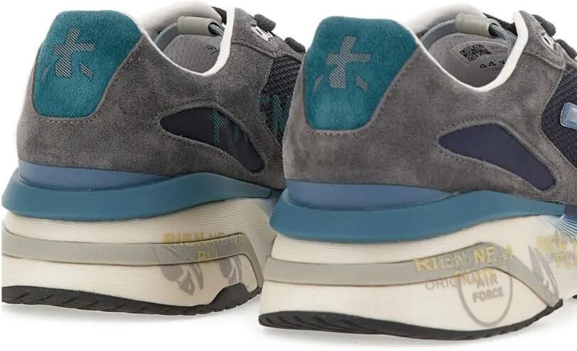 Premiata Sneakers met logo en hak Blauw - Foto 4