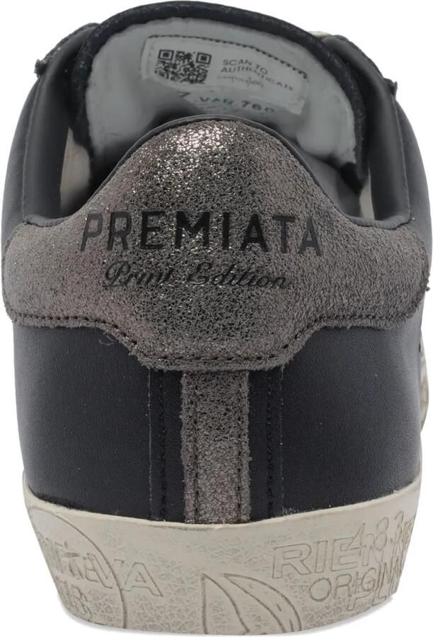 Premiata Sneakers met logodetail en ronde neus Zwart - Foto 2