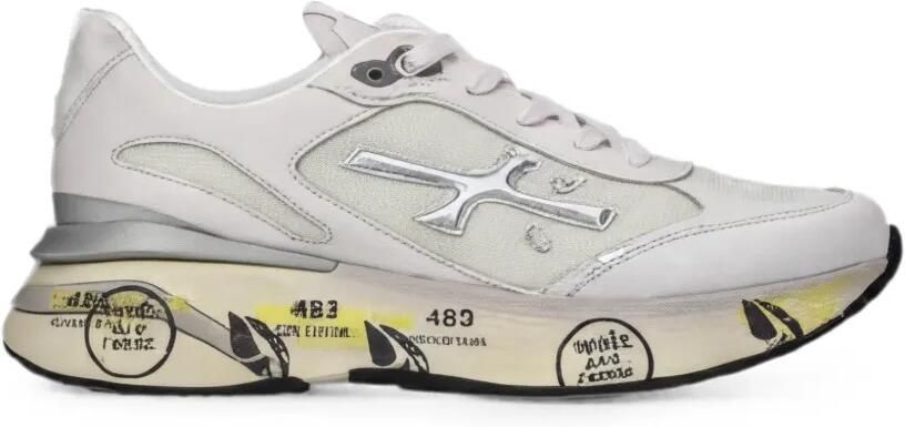 Premiata Sneakers met logopatch Beige