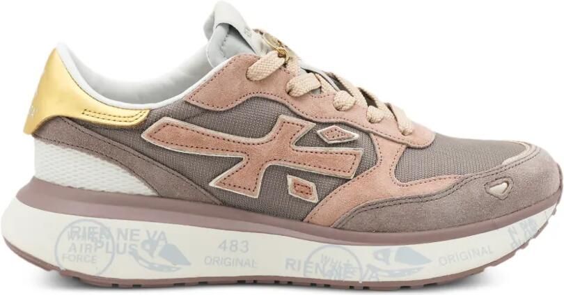 Premiata Sneakers met logopatch Beige