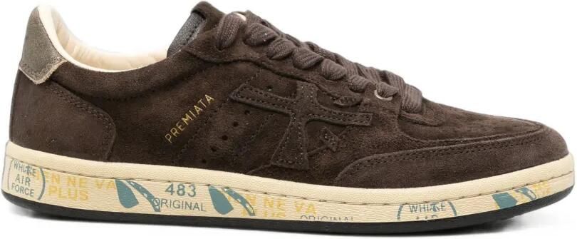 Premiata Sneakers met logopatch Bruin - Foto 4