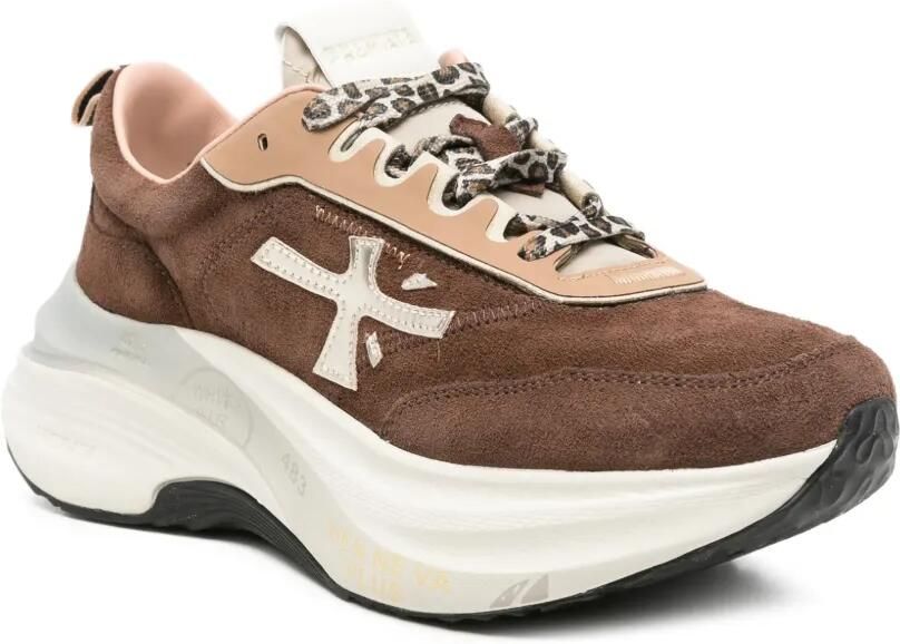 Premiata Sneakers met luipaardprint Bruin - Foto 2