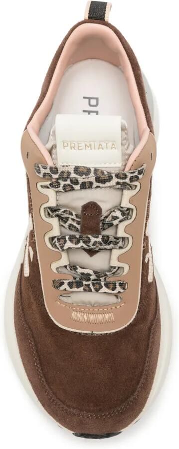Premiata Sneakers met luipaardprint Bruin - Foto 4