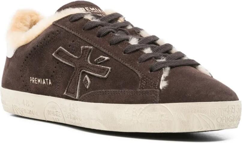 Premiata Steven 7897M gevoerde sneakers Bruin - Foto 2