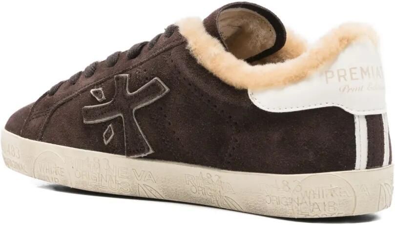 Premiata Steven 7897M gevoerde sneakers Bruin - Foto 3