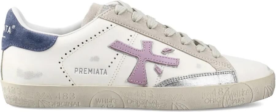 Premiata Steven D 7273 sneakers met applicatie Wit