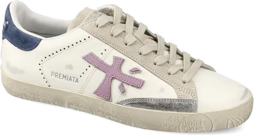 Premiata Steven D 7273 sneakers met applicatie Wit - Foto 4