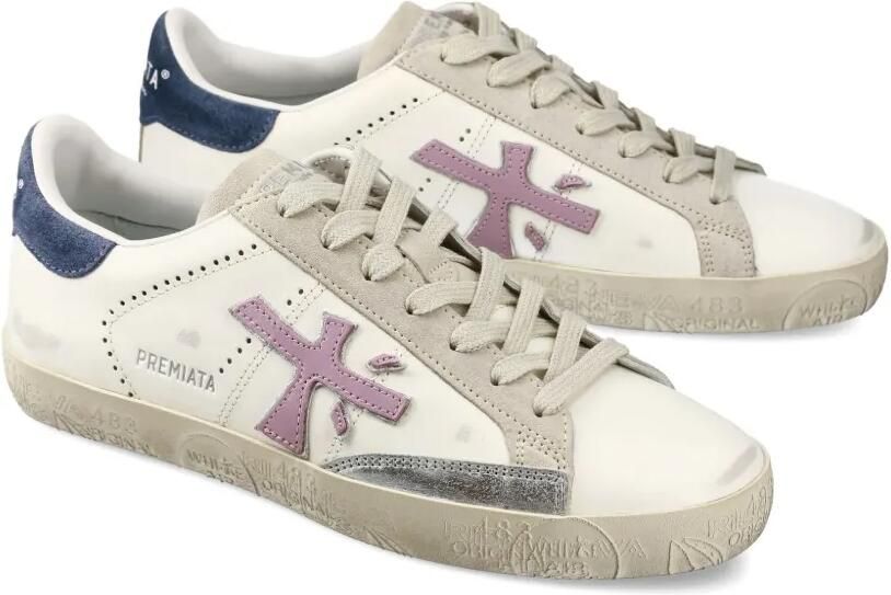 Premiata Steven D 7273 sneakers met applicatie Wit - Foto 3